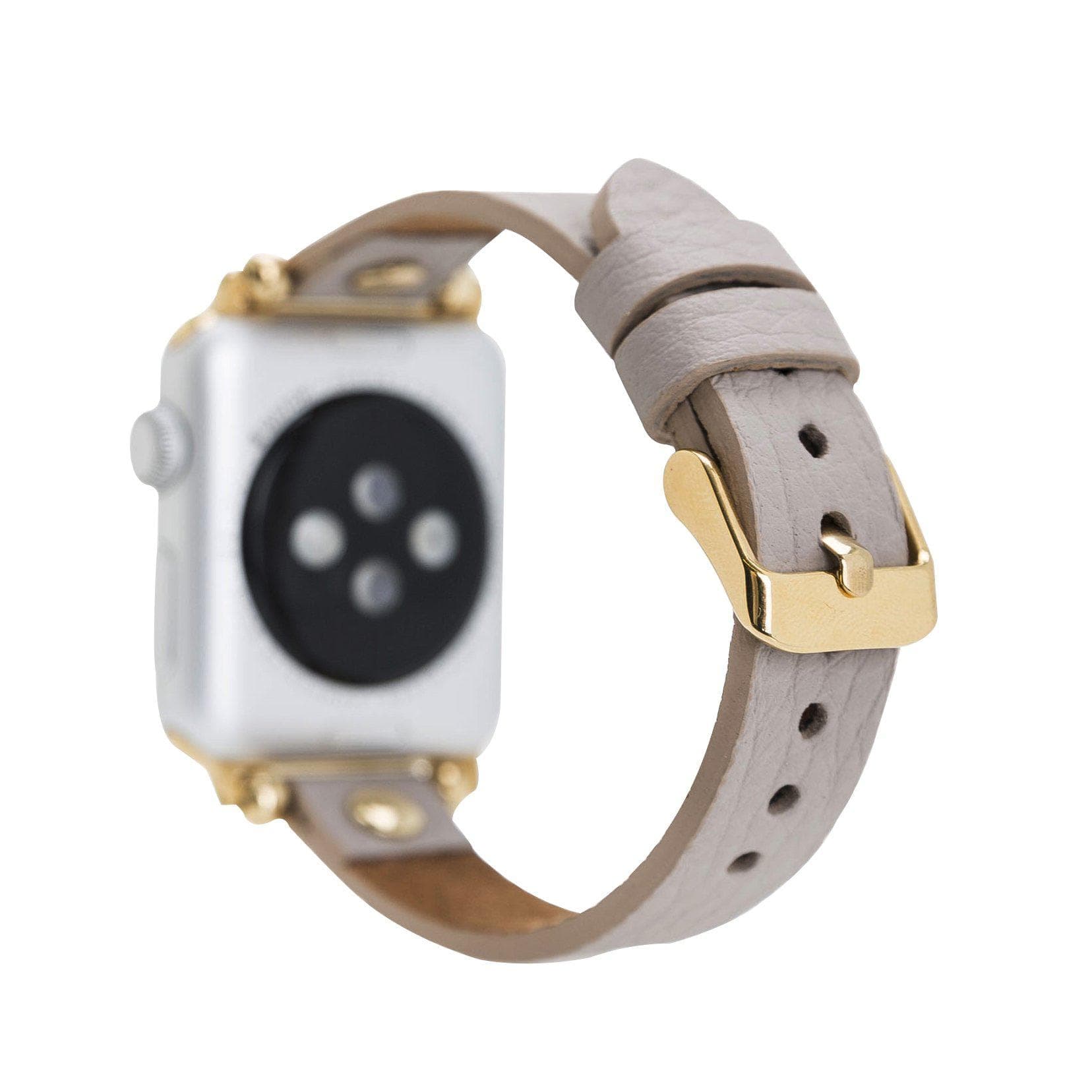 Ferro Leather Apple Watch Band with Gold Trok - TORONATA - color_