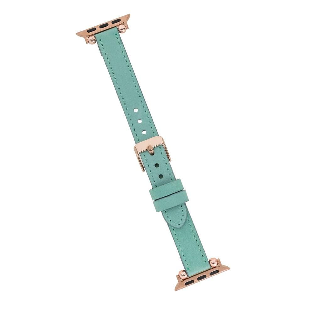 Seamy Ferro Style Leather Apple Watch Band - TORONATA - color_