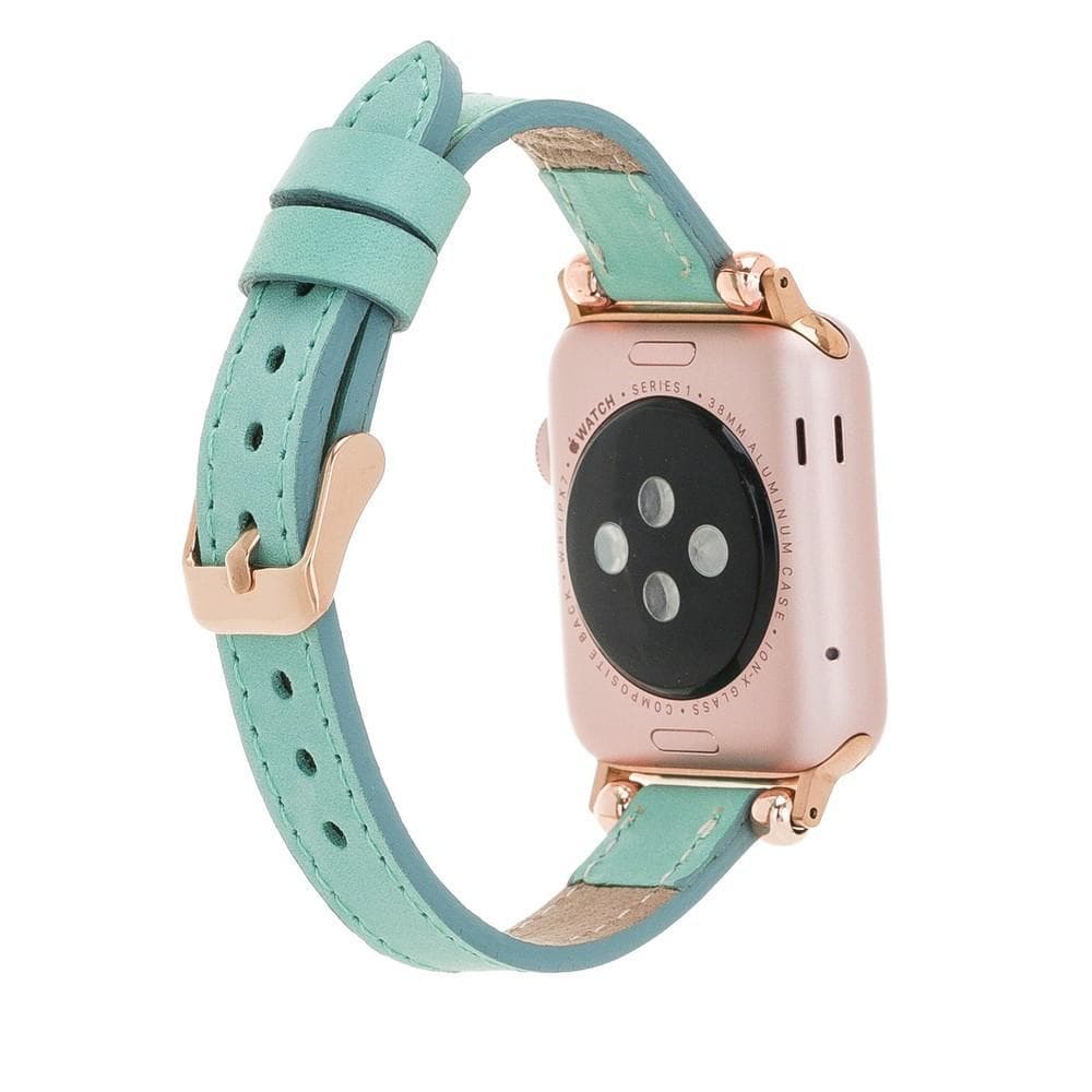Seamy Ferro Style Leather Apple Watch Band - TORONATA - color_