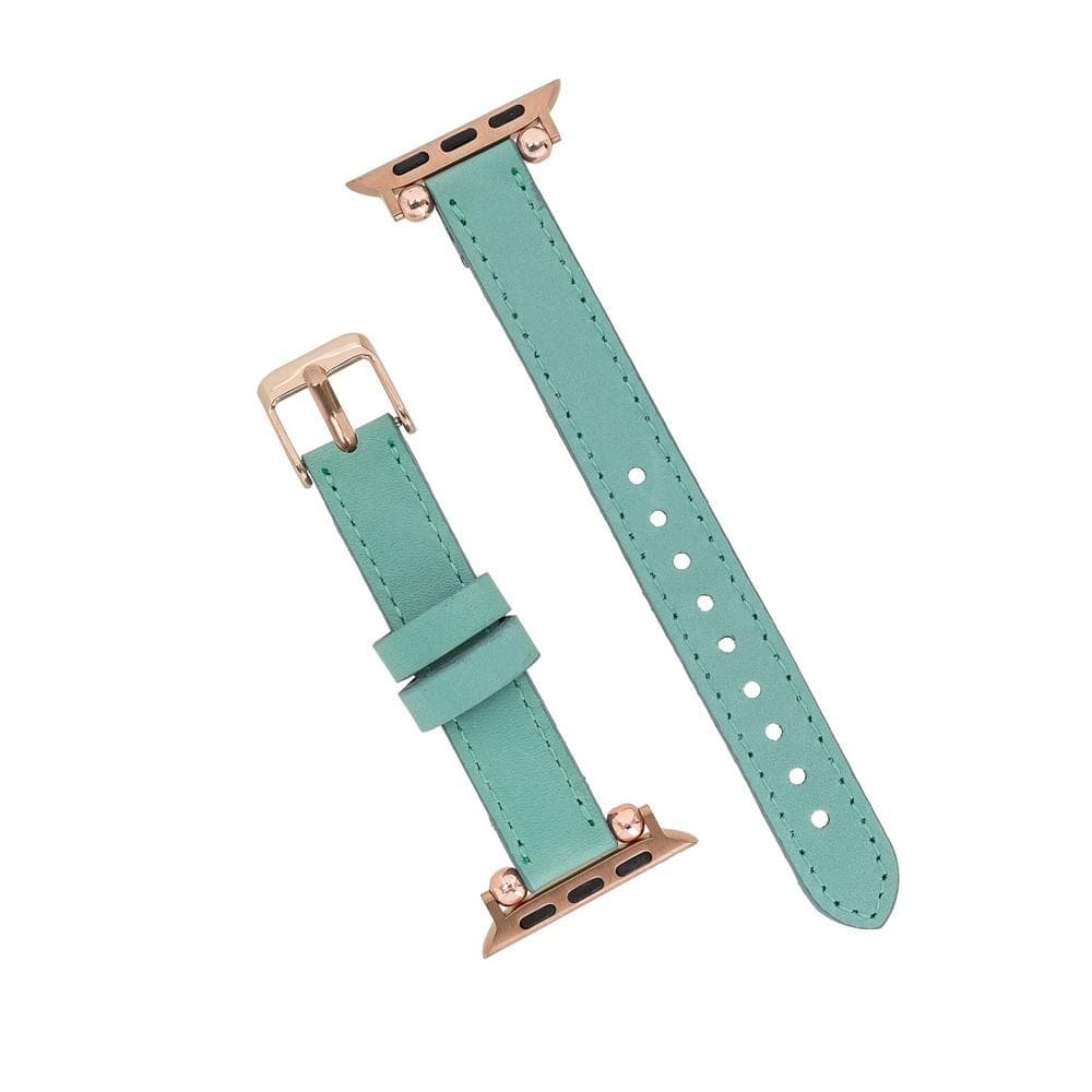 Seamy Ferro Style Leather Apple Watch Band - TORONATA - color_