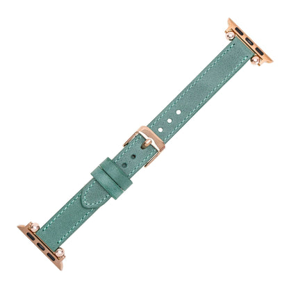Seamy Ferro Style Leather Apple Watch Band - TORONATA - color_