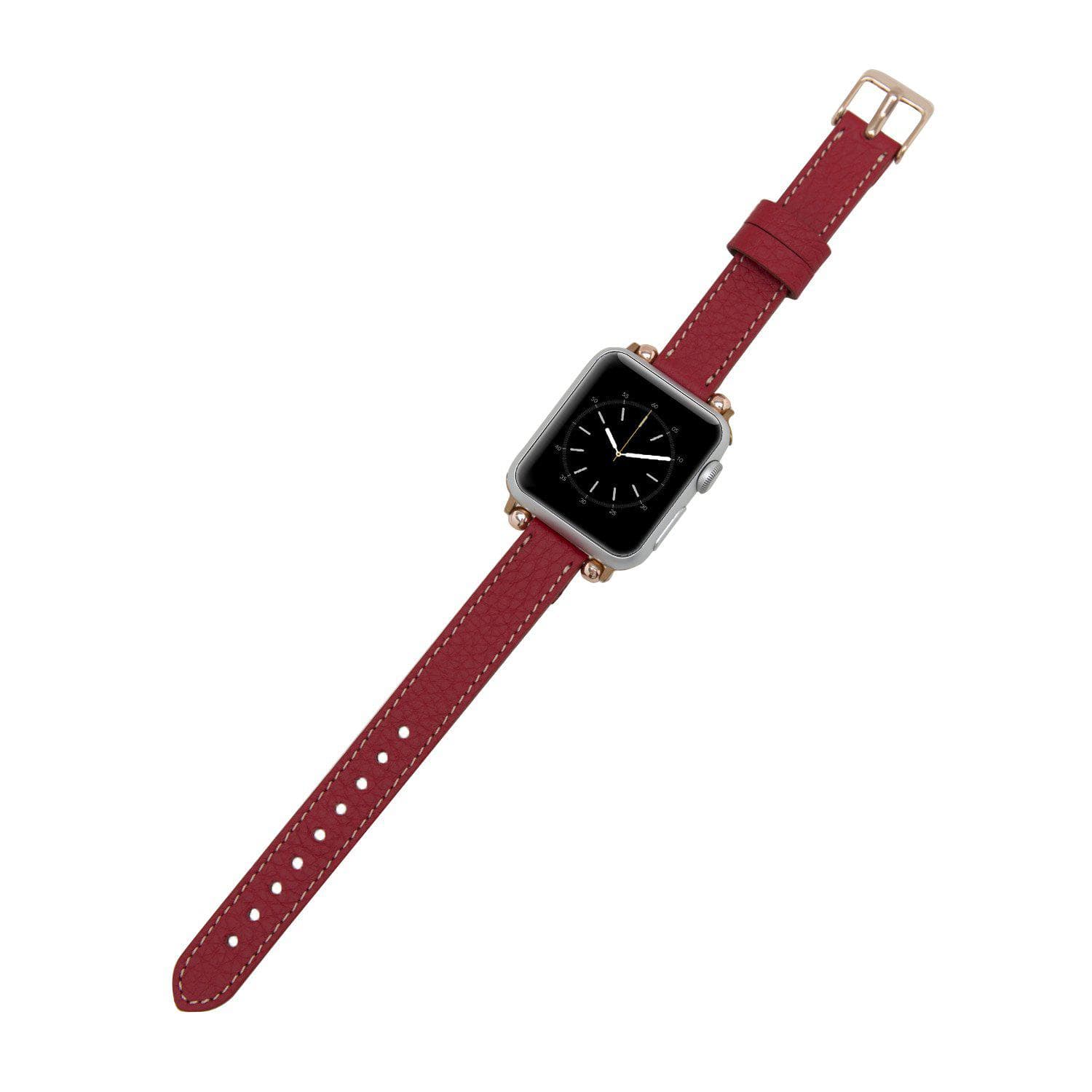Seamy Ferro Style Leather Apple Watch Band - TORONATA - color_