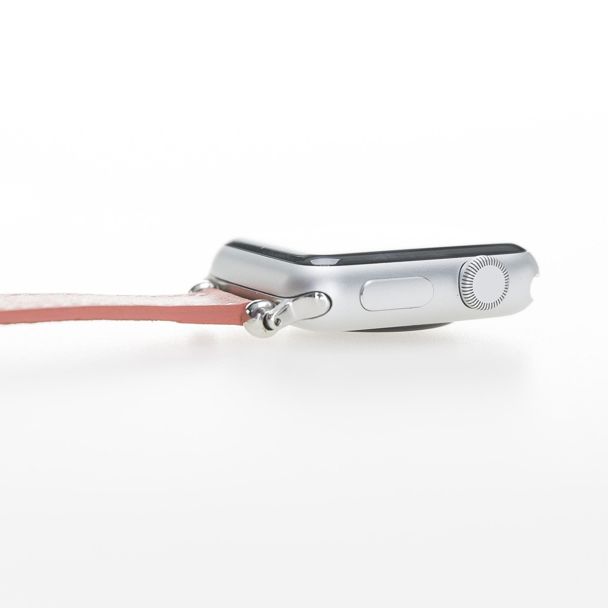 Seamy Ferro Style Leather Apple Watch Band - TORONATA - color_