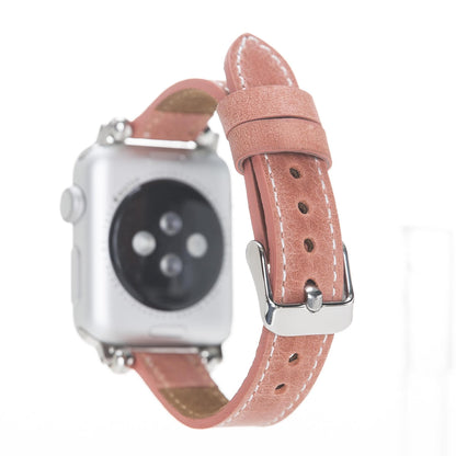 Seamy Ferro Style Leather Apple Watch Band - TORONATA - color_