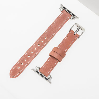 Seamy Ferro Style Leather Apple Watch Band - TORONATA - color_