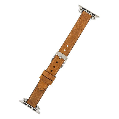 Seamy Ferro Style Leather Apple Watch Band - TORONATA - color_
