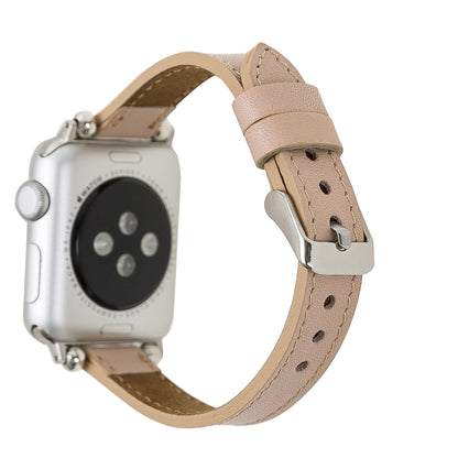 Seamy Ferro Style Leather Apple Watch Band - TORONATA - color_
