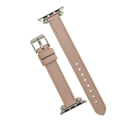 Seamy Ferro Style Leather Apple Watch Band - TORONATA - color_