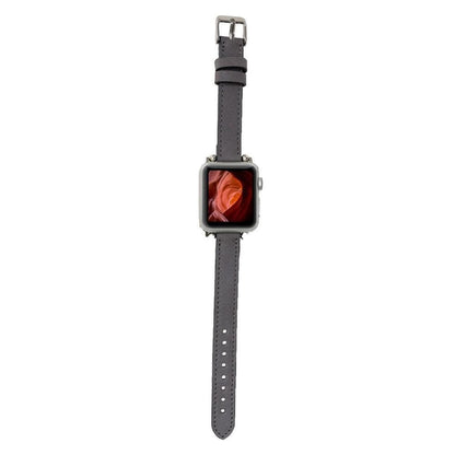 Seamy Ferro Style Leather Apple Watch Band - TORONATA - color_