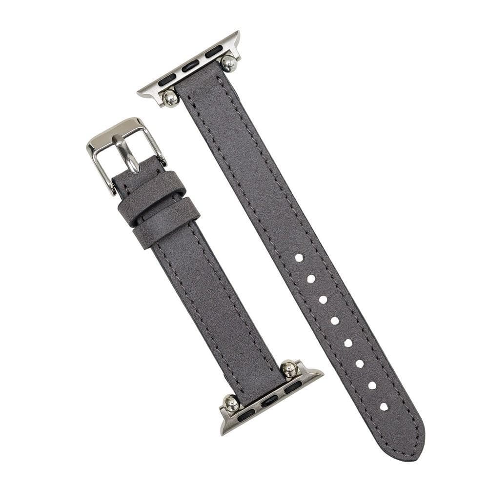 Seamy Ferro Style Leather Apple Watch Band - TORONATA - color_