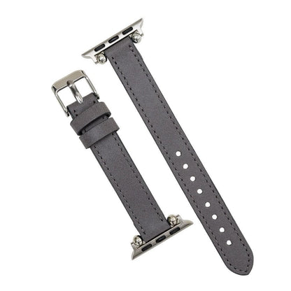 Seamy Ferro Style Leather Apple Watch Band - TORONATA - color_