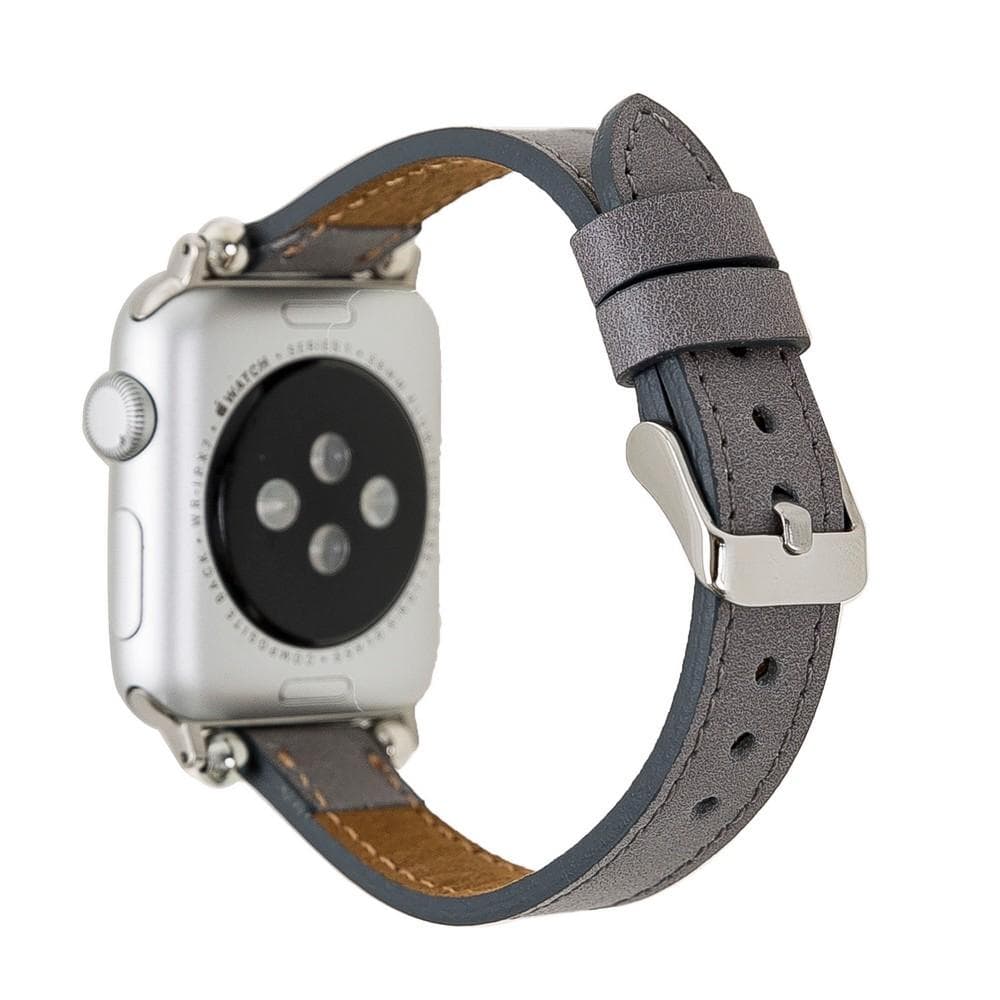 Seamy Ferro Style Leather Apple Watch Band - TORONATA - color_