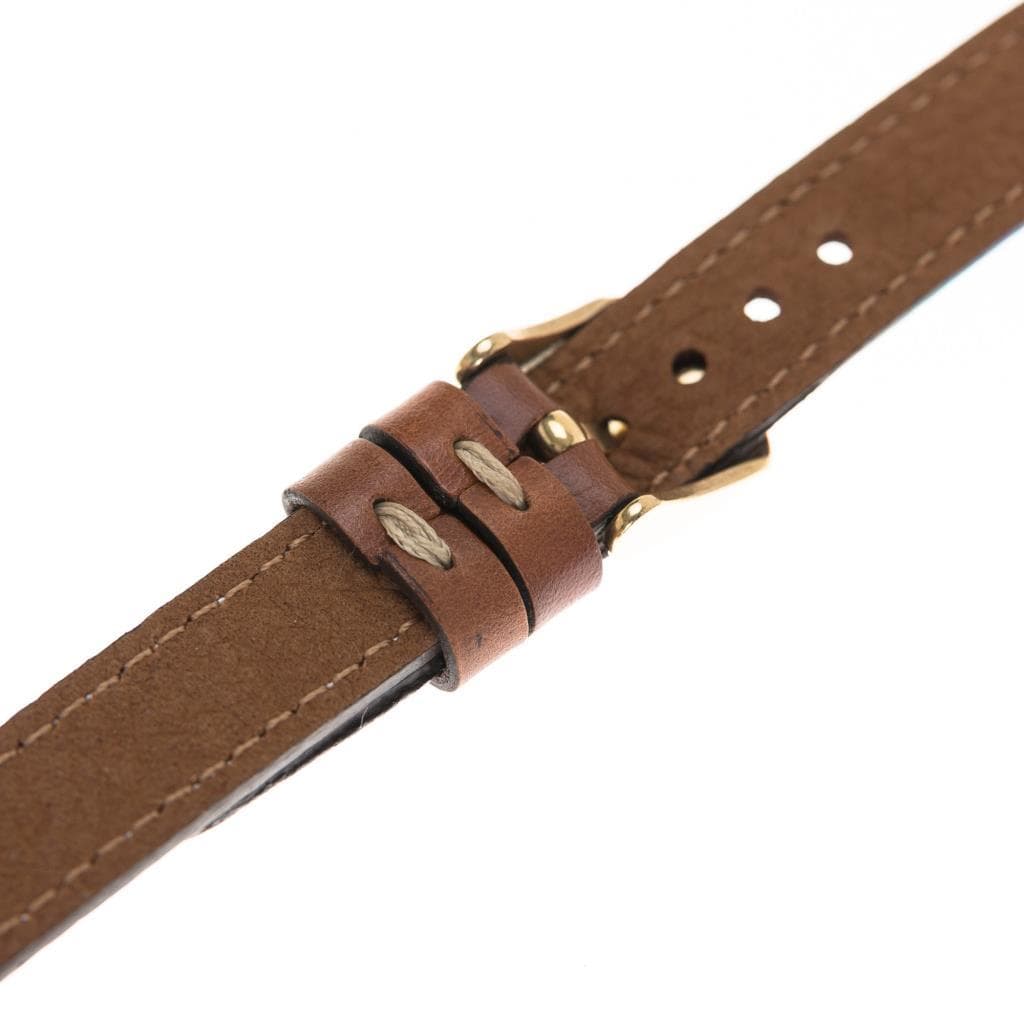 Seamy Ferro Style Leather Apple Watch Band - TORONATA - color_