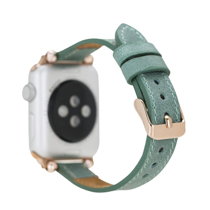 Seamy Ferro Style Leather Apple Watch Band - TORONATA - color_