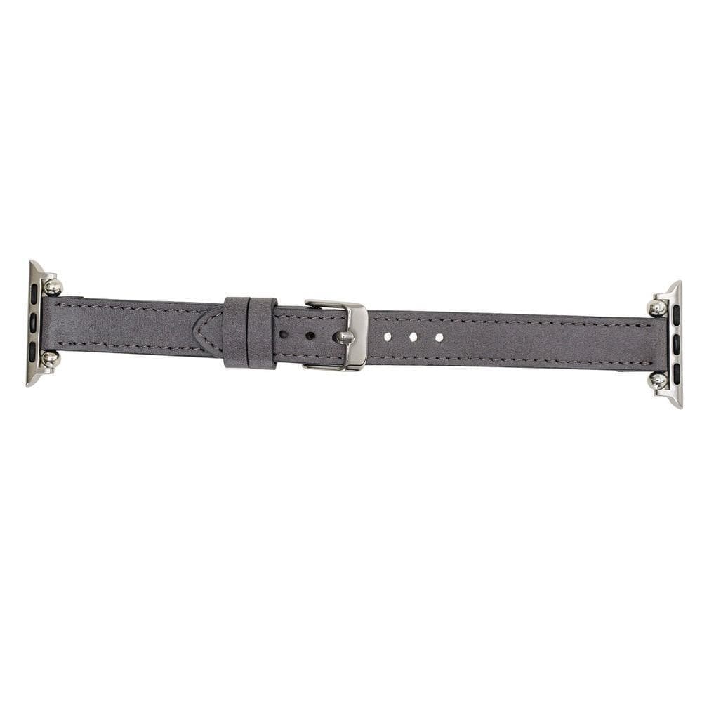 Seamy Ferro Style Leather Apple Watch Band - TORONATA - color_