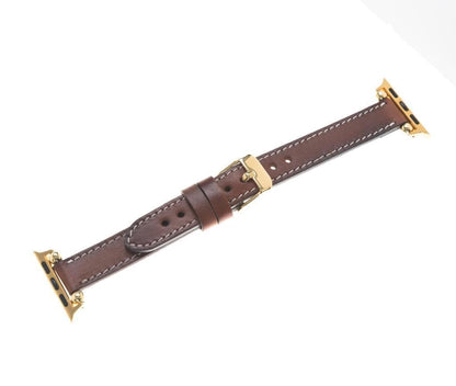 Seamy Ferro Style Leather Apple Watch Band - TORONATA - color_