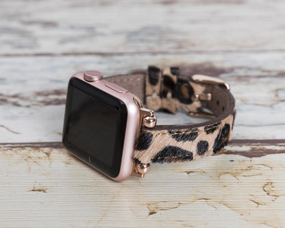 Seamy Ferro Style Leather Apple Watch Band - TORONATA - color_
