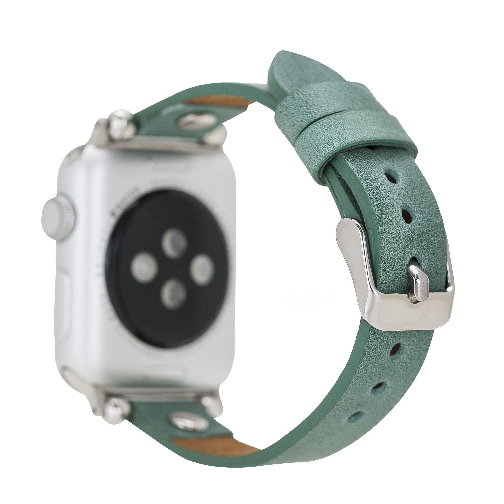 Ferro Apple Watch Leather Band with Silver Trok - TORONATA - color_