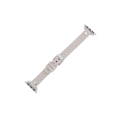 Ferro Apple Watch Leather Band with Silver Trok - TORONATA - color_
