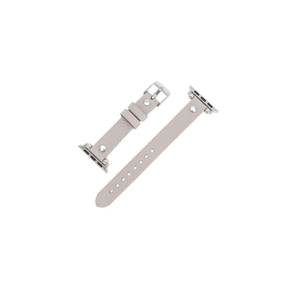 Ferro Apple Watch Leather Band with Silver Trok - TORONATA - color_