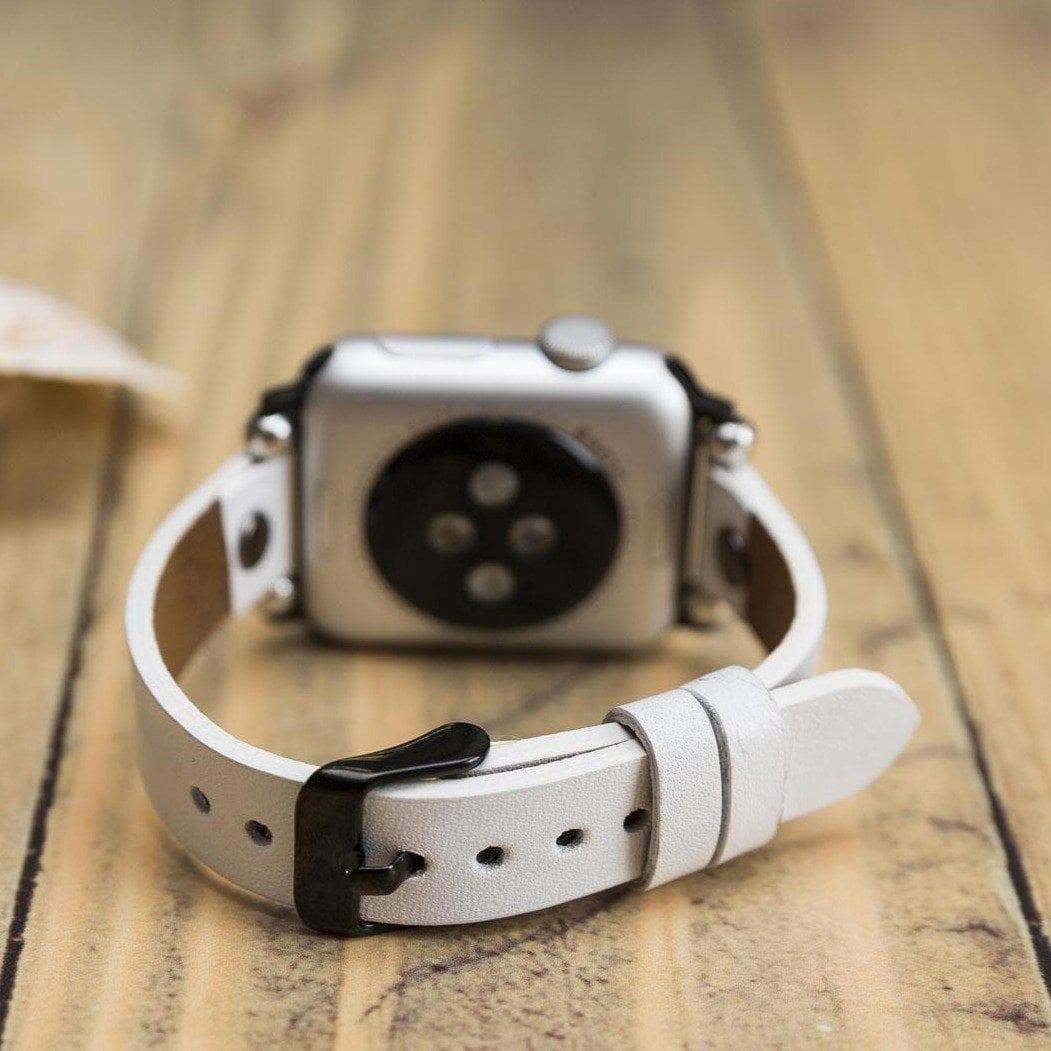 Ferro Apple Watch Leather Band with Silver Trok - TORONATA - color_