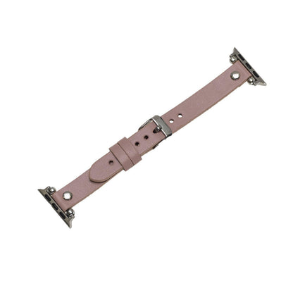 Ferro Apple Watch Leather Band with Silver Trok - TORONATA - color_