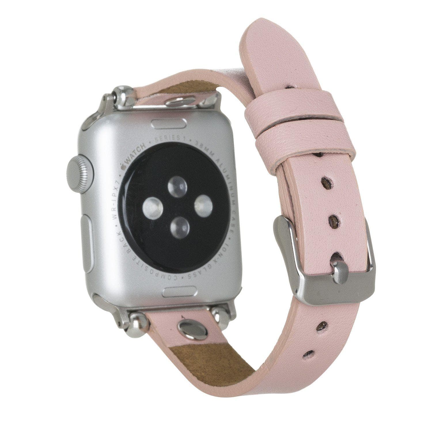 Ferro Apple Watch Leather Band with Silver Trok - TORONATA - color_