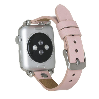 Ferro Apple Watch Leather Band with Silver Trok - TORONATA - color_