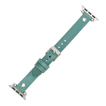 Ferro Apple Watch Leather Band with Silver Trok - TORONATA - color_