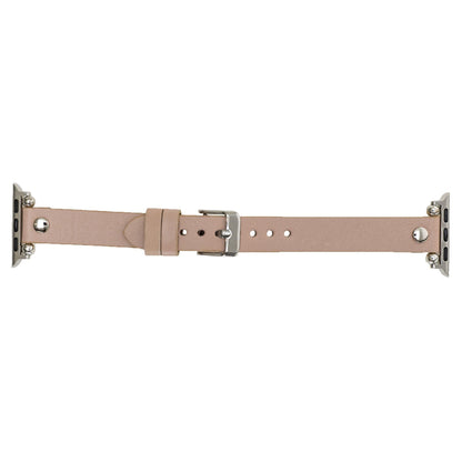 Ferro Apple Watch Leather Band with Silver Trok - TORONATA - color_