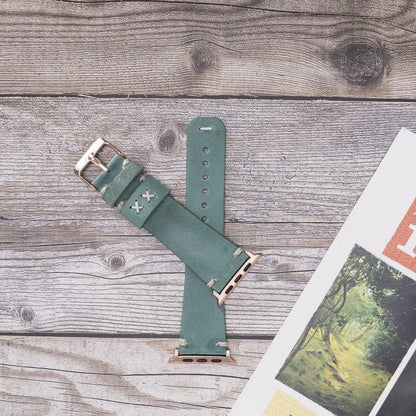 Orfe Style Leather Apple Watch Band - TORONATA - color_