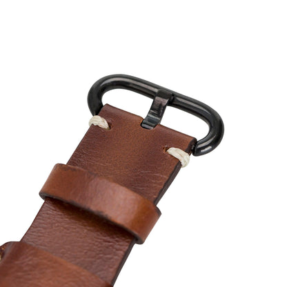 Pulsar Cuff Style Leather Apple Watch Band - TORONATA - color_