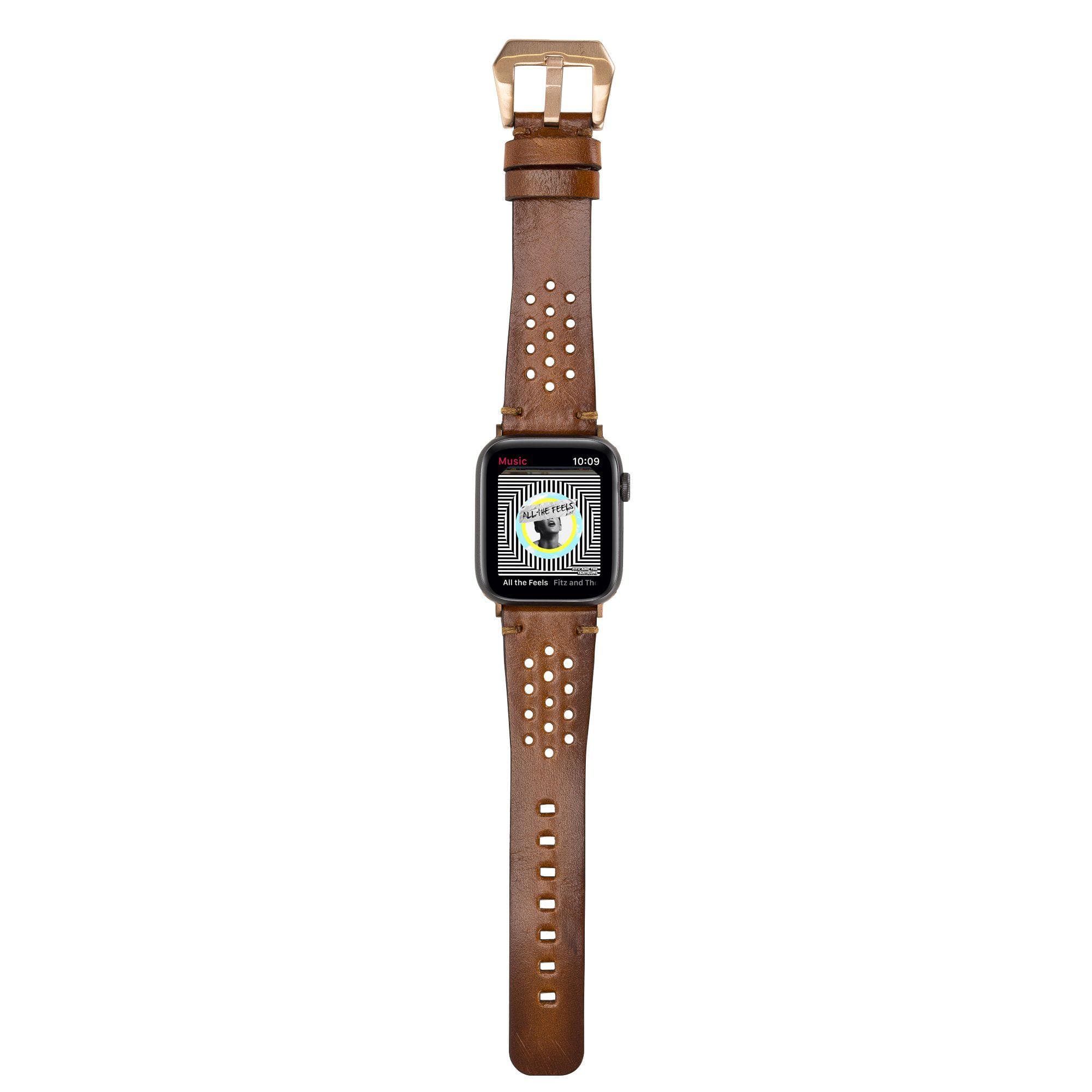 Vigo Style Leather Apple Watch Band - TORONATA - color_