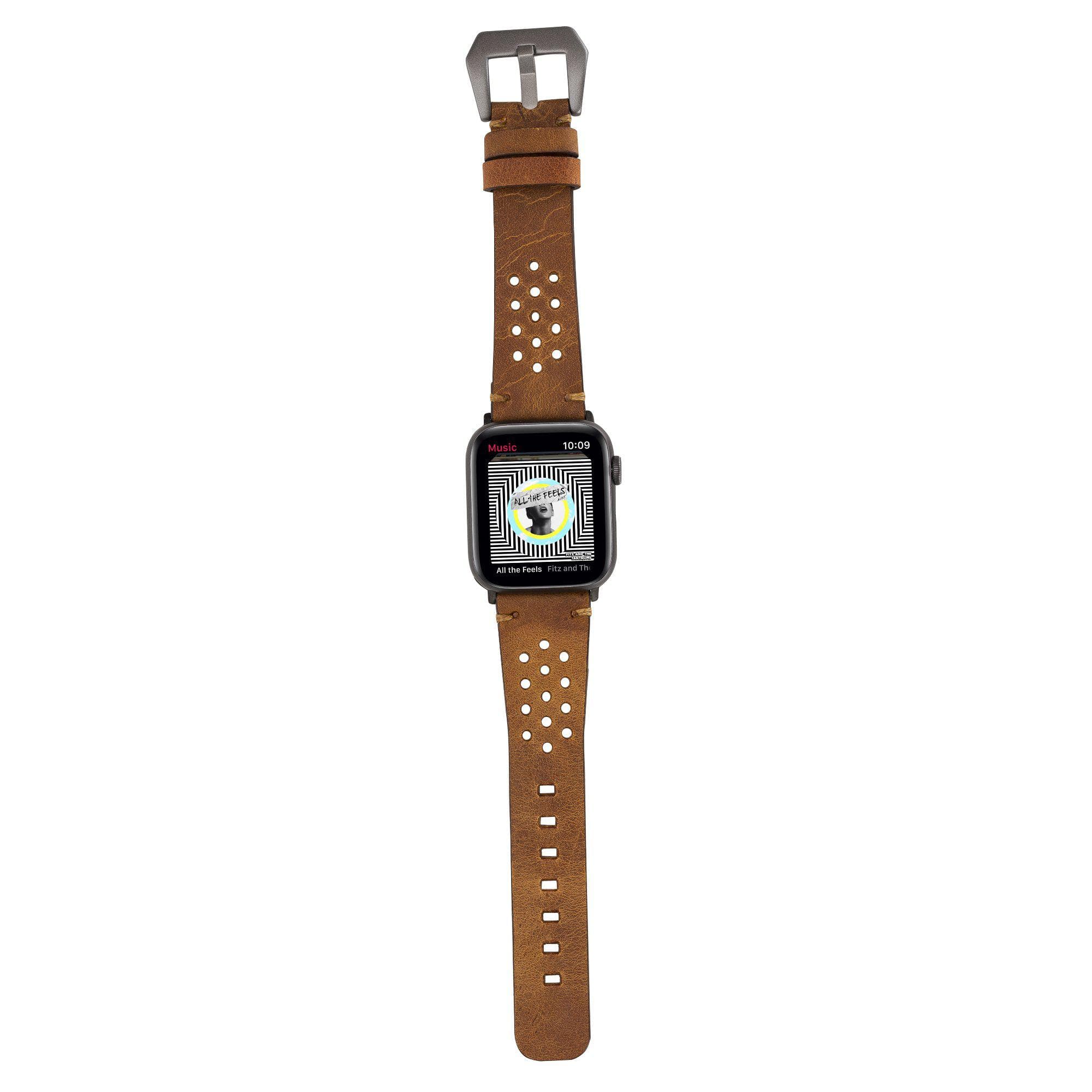 Vigo Style Leather Apple Watch Band - TORONATA - color_
