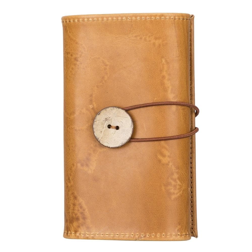 Leather Cable Organizer - TORONATA - color_ Sandy Tan