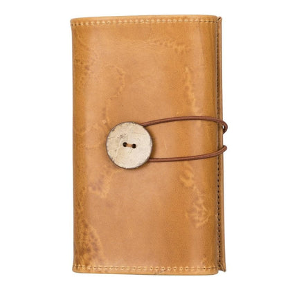 Leather Cable Organizer - TORONATA - color_ Sandy Tan