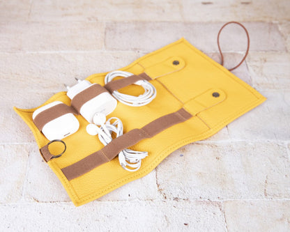 Leather Cable Organizer - TORONATA - color_