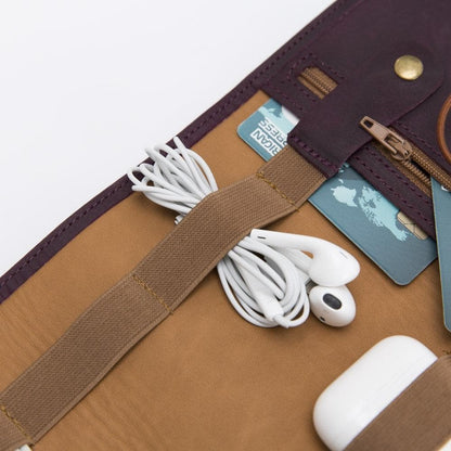 Leather Cable Organizer - TORONATA - color_