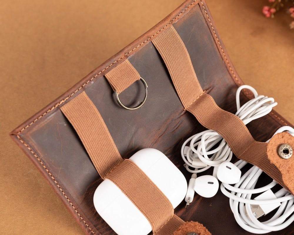 Leather Cable Organizer - TORONATA - color_
