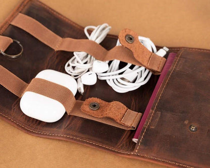 Leather Cable Organizer - TORONATA - color_