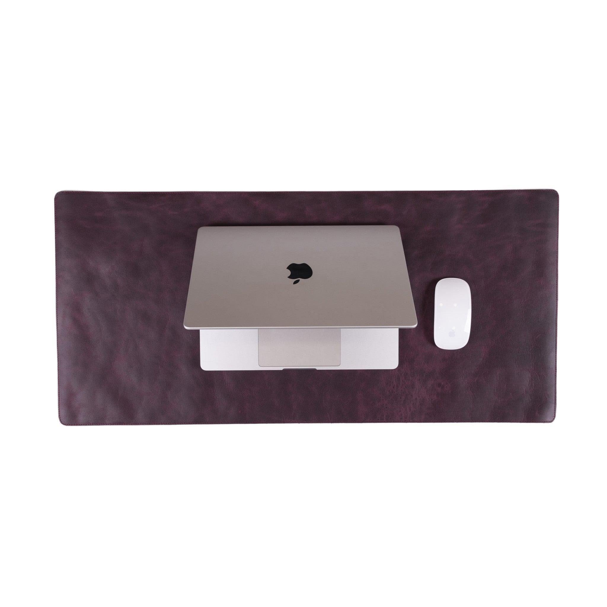 Leather Desk Mat 37x80 - TORONATA - color_ Red