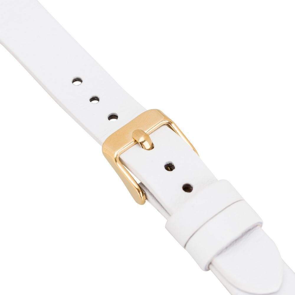 Ferro Leather Fitbit Watch Band with Gold Trok - TORONATA - color_