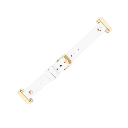 Ferro Leather Fitbit Watch Band with Gold Trok - TORONATA - color_