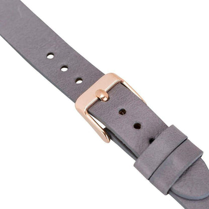 Ferro Leather Fitbit Watch Band with Gold Trok - TORONATA - color_