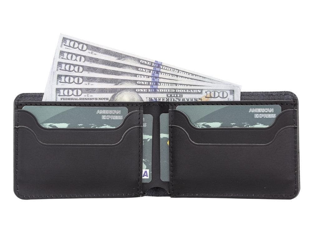 Franco Leather Wallet - TORONATA - color_ Charcoal