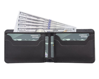 Franco Leather Wallet - TORONATA - color_ Charcoal