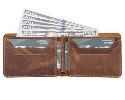 Franco Leather Wallet - TORONATA - color_ Moccasin