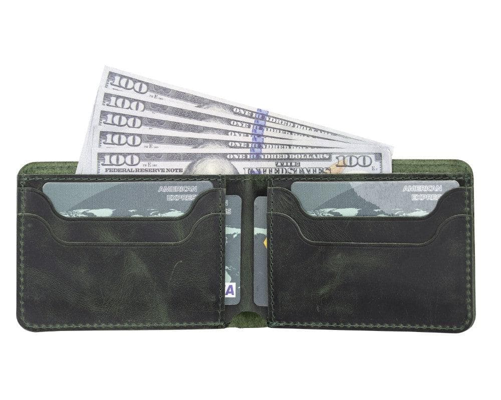 Franco Leather Wallet - TORONATA - color_ Forest Green