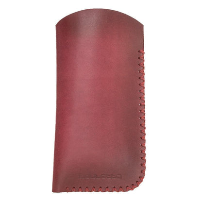 Glasses Leather Case - TORONATA - color_ Red