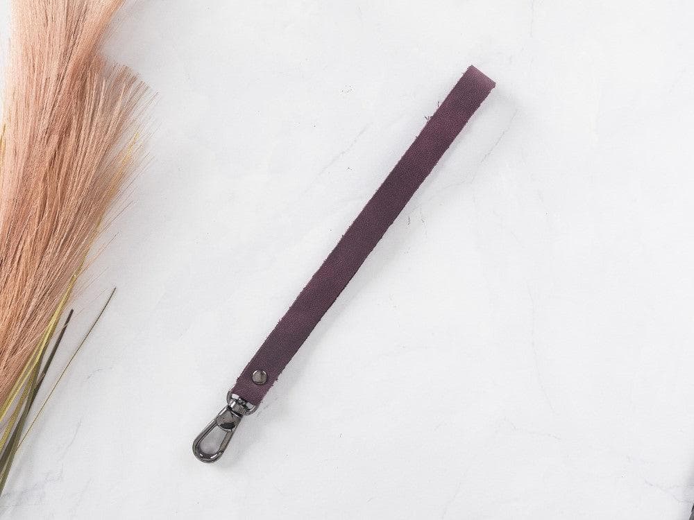 Leather Hanger - TORONATA - color_ Purple